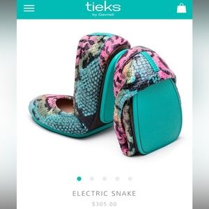 Electric snake Tieks by Gavrieli size 7